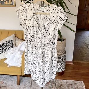 Black and White T-shirt dress